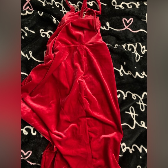 Velvet Corset Mini Wrap Dress - Picture 5 of 16